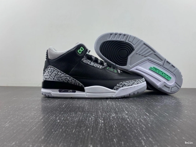 Bmlin Shoes Green 3 Jordan Glow Air CT8532-031 0709